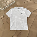 Oversized Stussy Fuzzy Dice Graphic T-Shirt