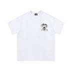 Retro Stussy Skull Crossbones Graphic T-Shirt