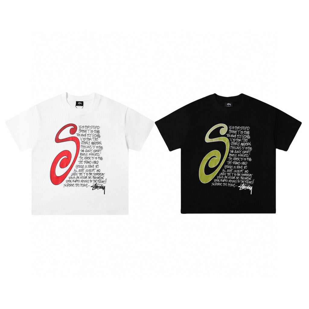 Unisex Stussy S is for Stupid Fresh Graphic T-Shirt