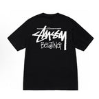 Unisex Oversized Stussy Beijing Graffiti Graphic T-Shirt