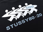 Oversized Stussy CDG Surfman Graphic T-Shirt