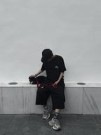 Oversized Stussy Cherry Illustration Graphic T-Shirt
