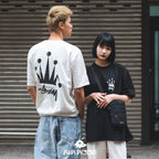 Streetwear Stussy Signature Crown Graphic T-Shirt