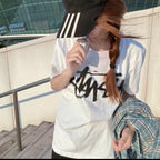 Unisex Stussy Distorted Logo Graphic T-Shirt
