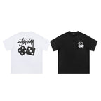 Unisex Stussy Double Dice Graphic T-Shirt