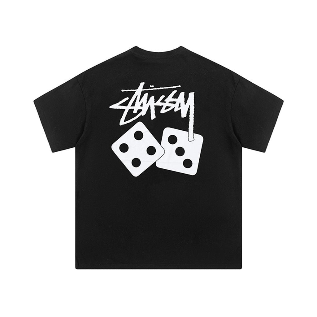 Unisex Stussy Double Dice Graphic T-Shirt