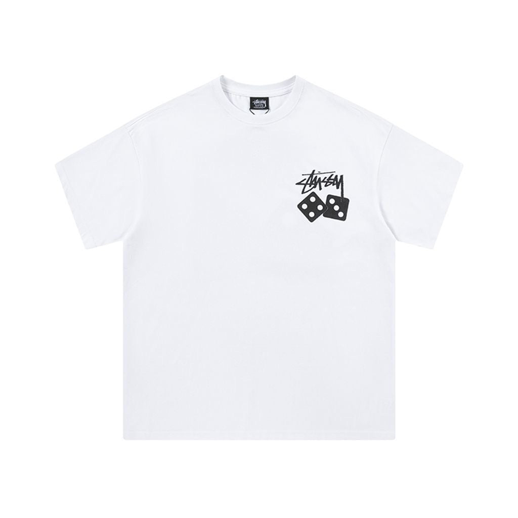 Unisex Stussy Double Dice Graphic T-Shirt