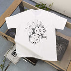 Stussy Flaming Dice Graphic Oversized T-Shirt