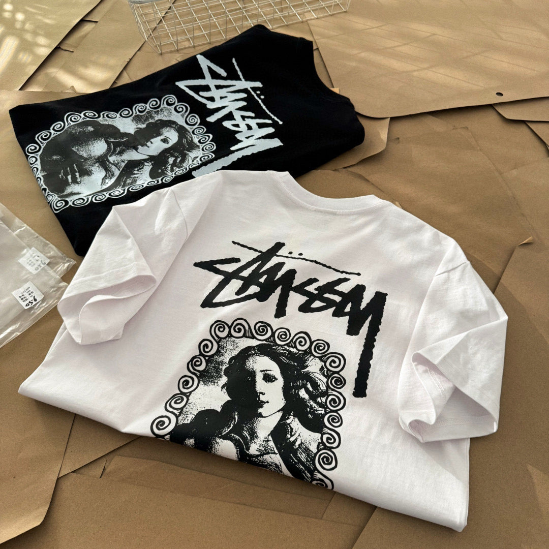 Unisex Stussy Venus Frame Graphic T-Shirt