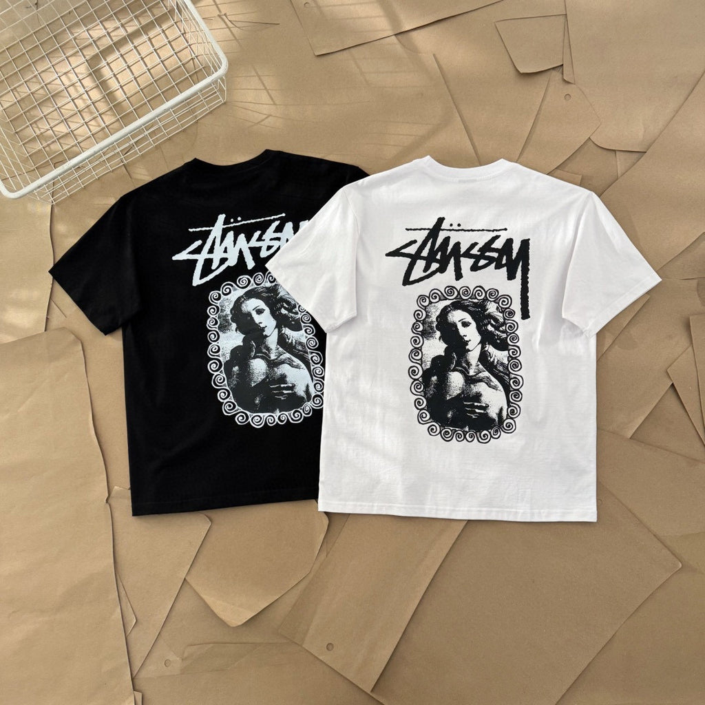 Unisex Stussy Venus Frame Graphic T-Shirt