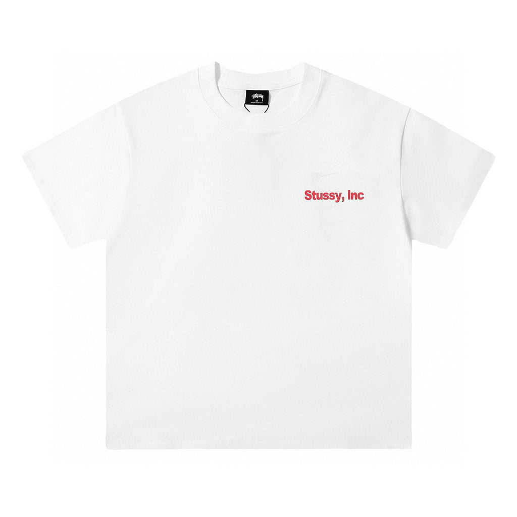 Unisex Stussy Heritage Label Logo Graphic T-Shirt