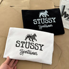 Streetwear Stussy Lion Crest Graphic T-Shirt