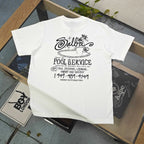 Oversized Stussy Palm Pool Service Graphic T-Shirt