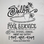 Oversized Stussy Palm Pool Service Graphic T-Shirt