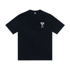 Oversized Stussy Stick Figure Graphic T-Shirt