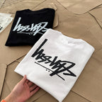 Unisex Stussy Reverse Logo Graphic T-Shirt