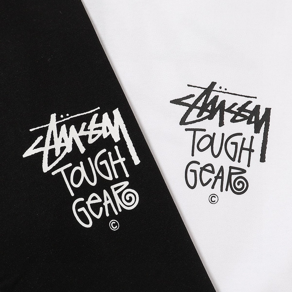 Oversized Stussy Tough Gear Graphic T-Shirt