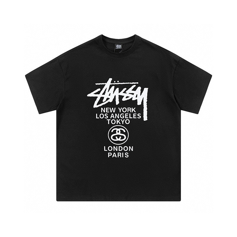 Streetwear Stussy World Tour Graphic T-Shirt
