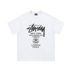Streetwear Stussy World Tour Graphic T-Shirt