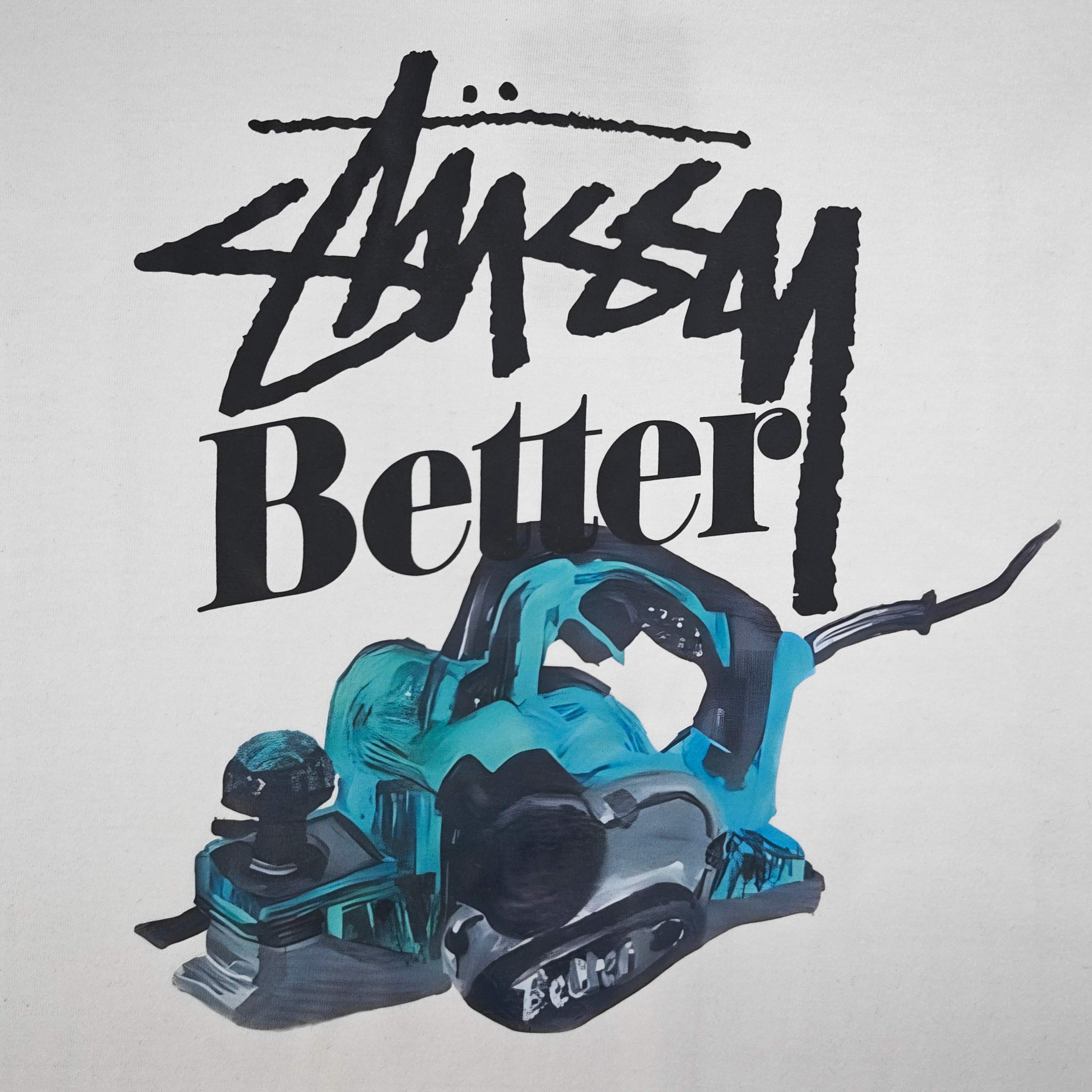 Unisex Stussy Better Power Planer Graphic T-Shirt
